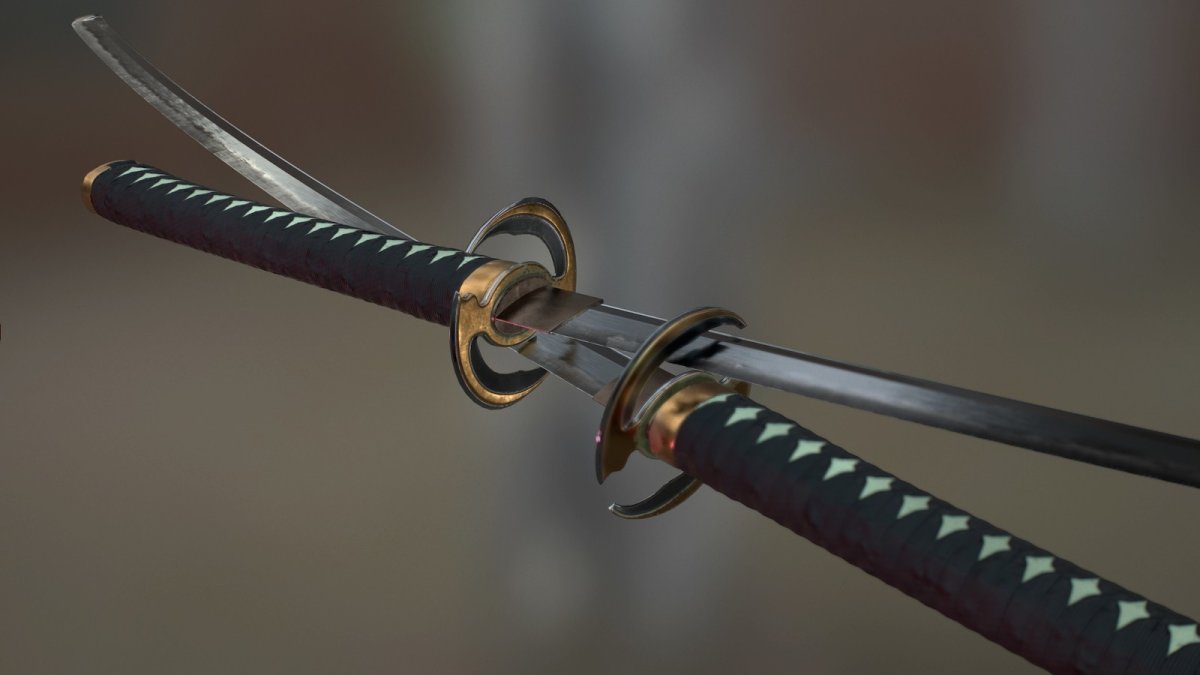 Катана японская Боевая