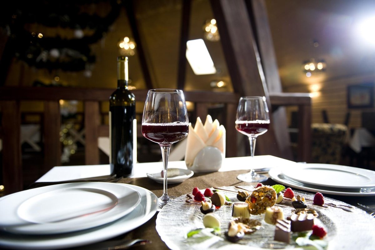 Ужин в ресторане