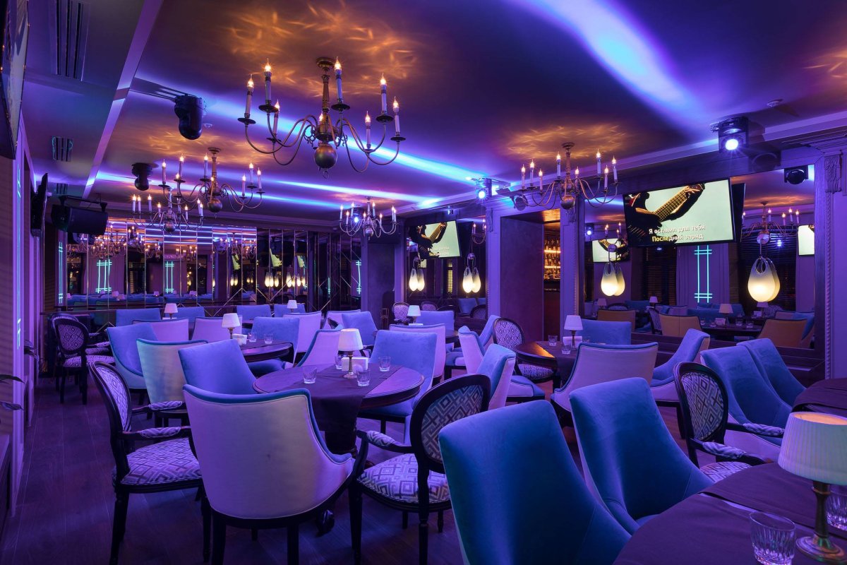 Красивый интерьер ресторана