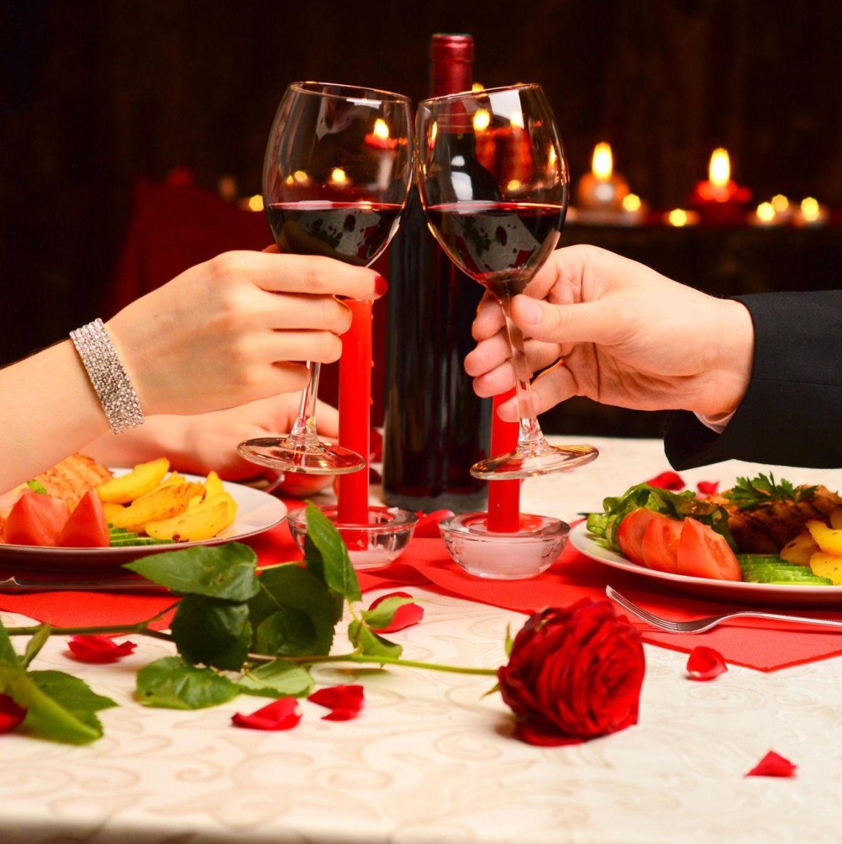 Романтика при свечах