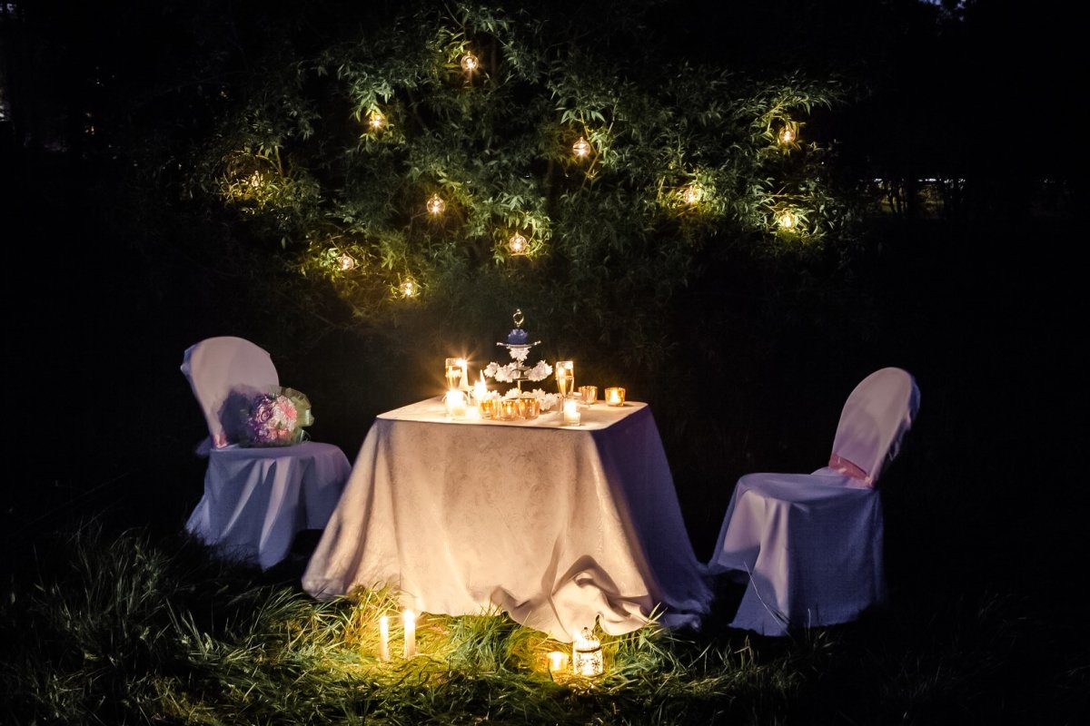 Романтический ужин в ресторане