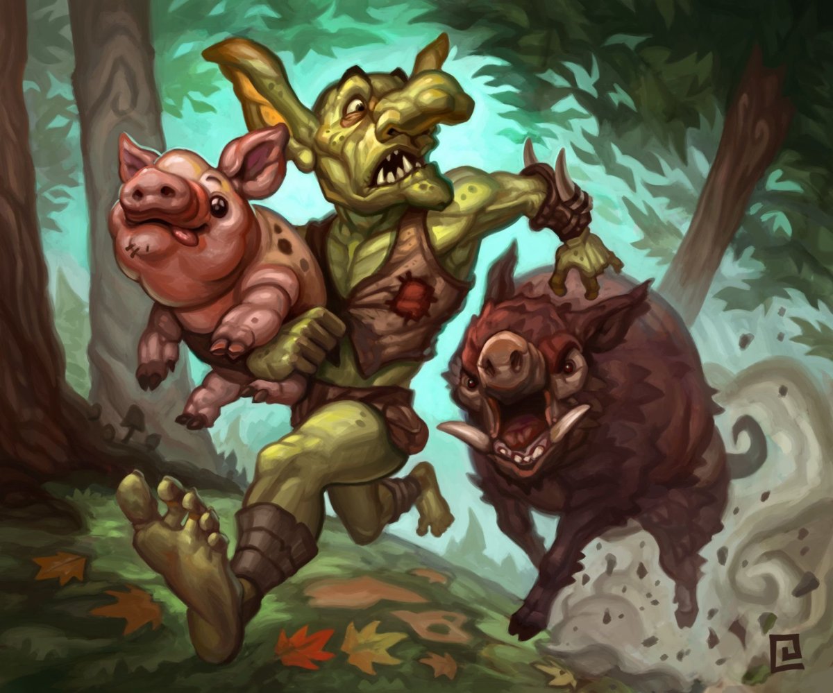 Гоблин ДНД арт