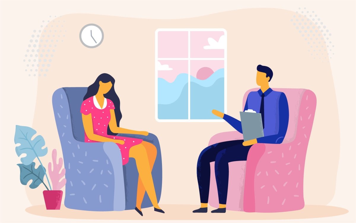 Психолог Векторная Графика