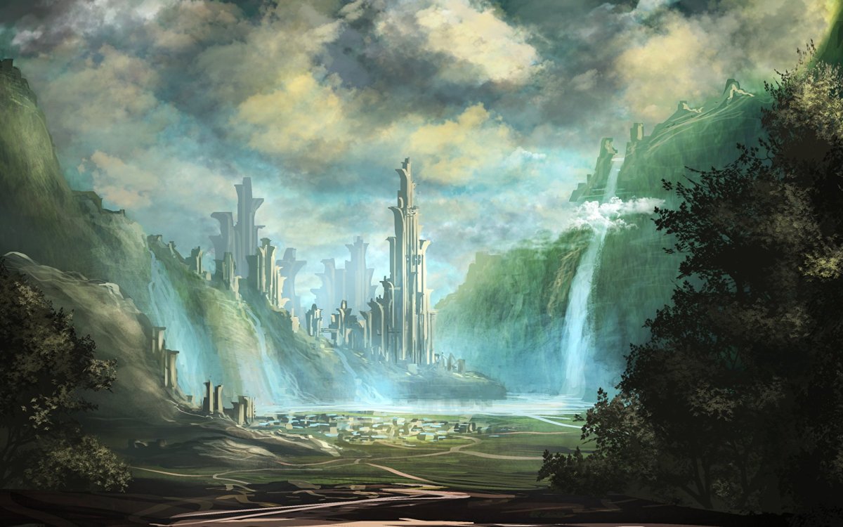 Пейзажи в стиле фэнтези