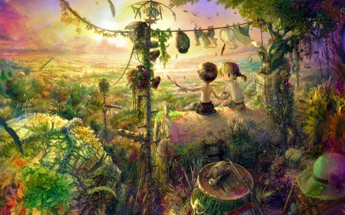 Космический пейзаж живопись