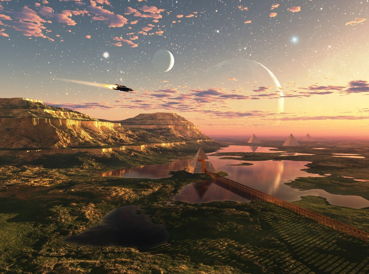 Пейзажи в стиле фэнтези