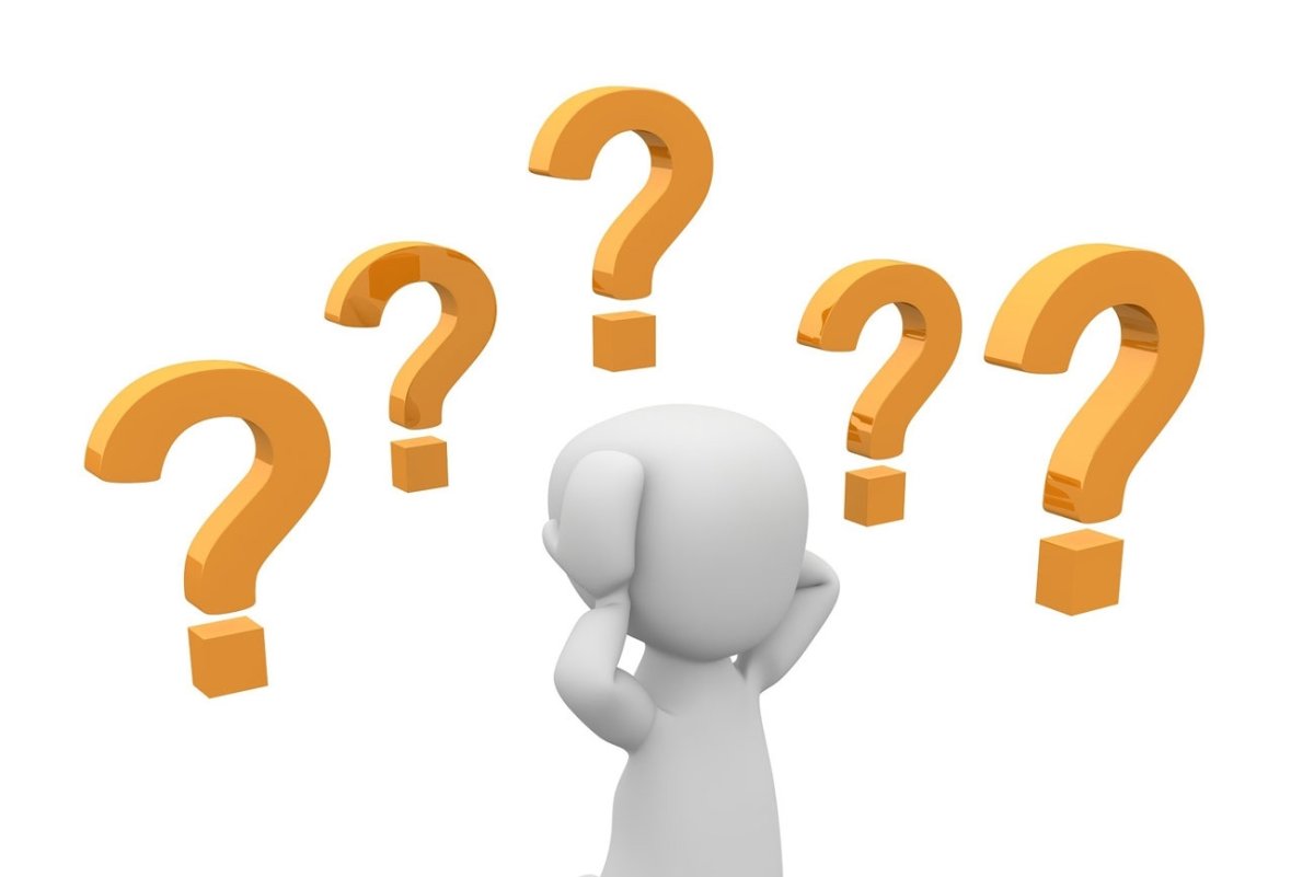 Человечек с вопросом для презентации