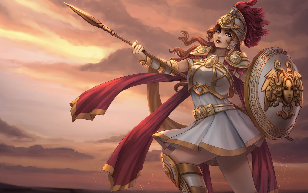 Афина Паллада богиня войны