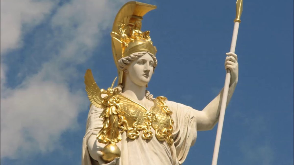 Афина Паллада статуя