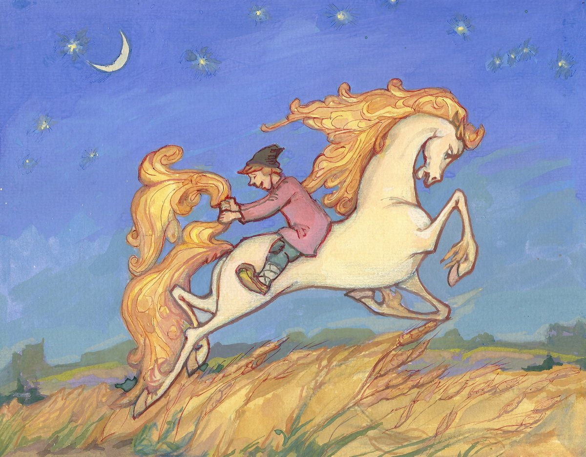 Иллюстрации к сказке конёк горбунок Ершова