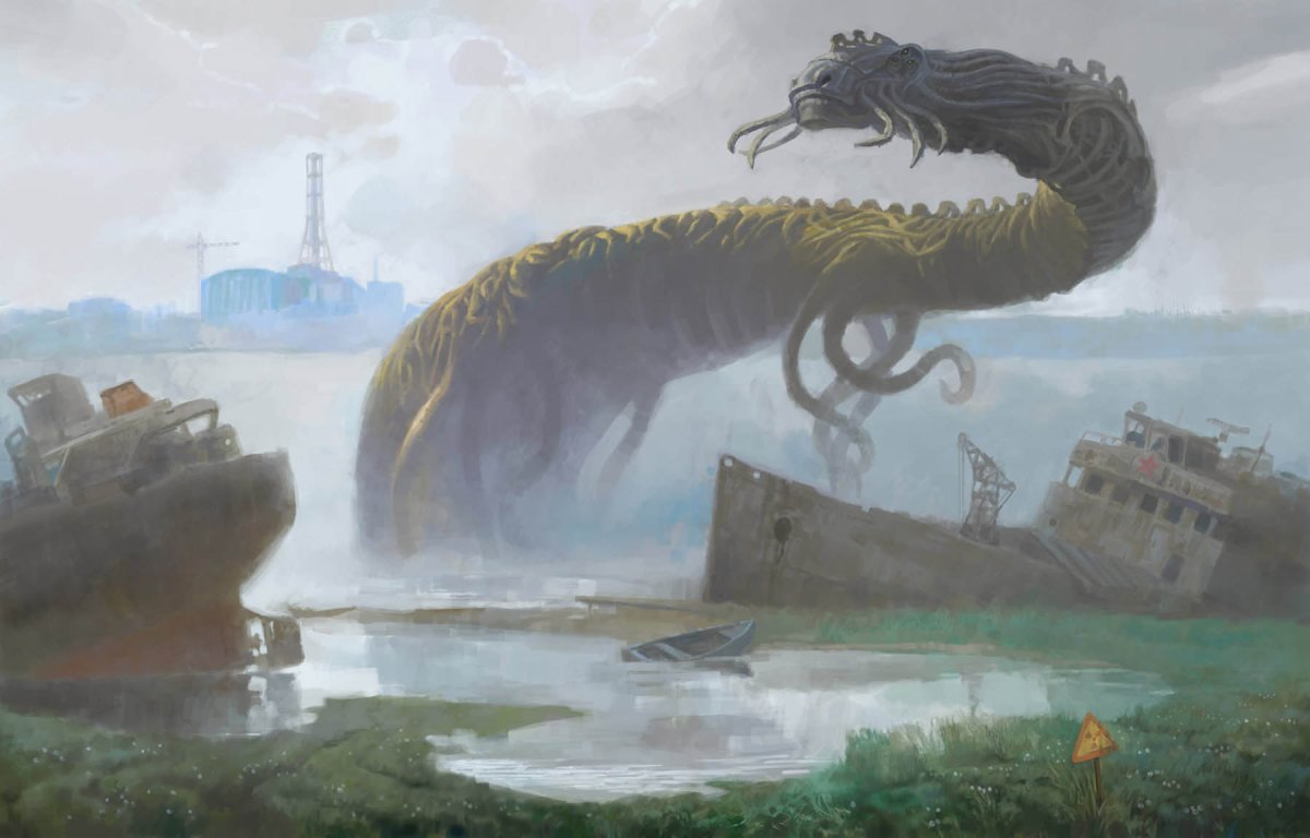 Левиафан аниме дракон