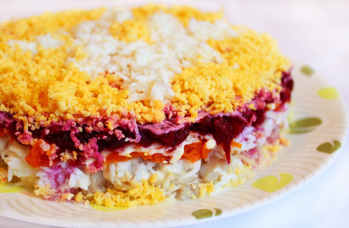 Шуба под селедкой селедка под шубой