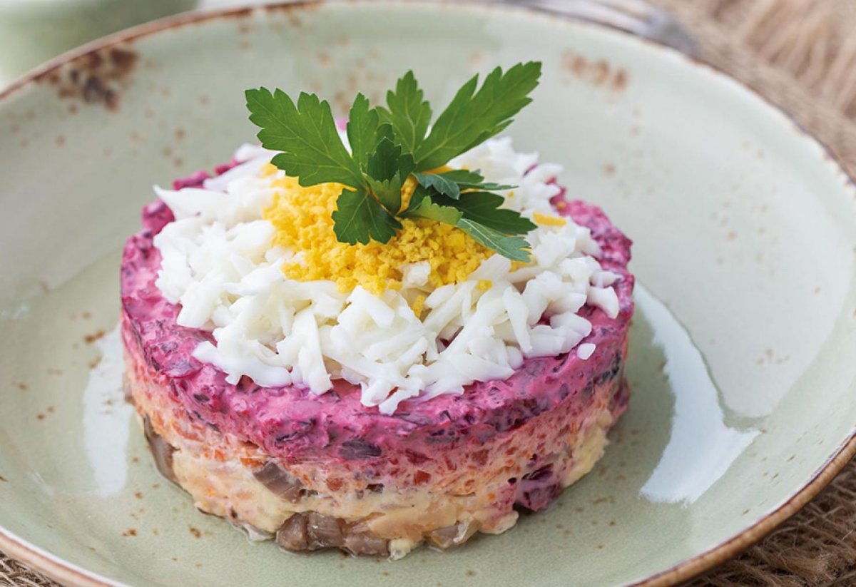 Салат под шубой