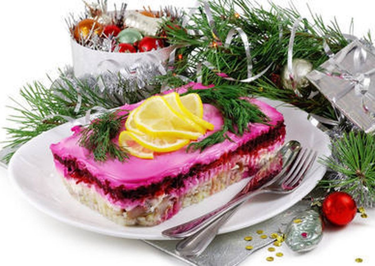 Селёдка под шубой порционно