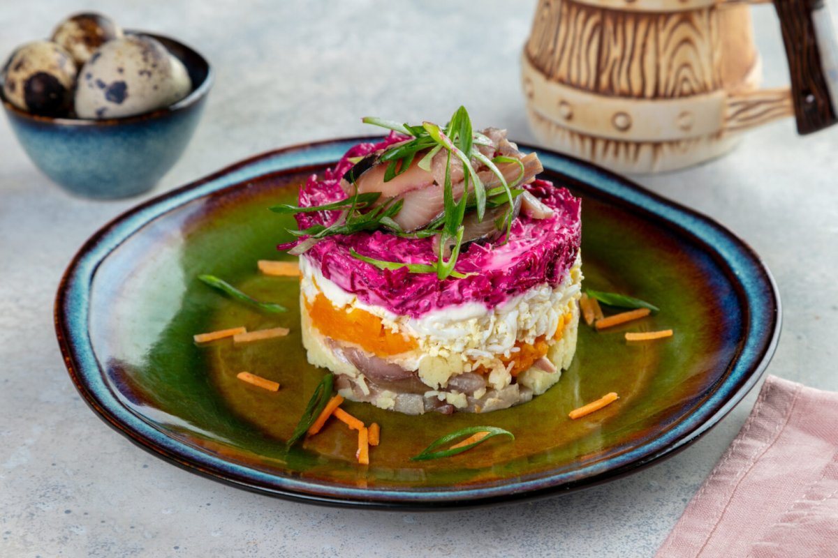 Сельдь под шубой на новый год