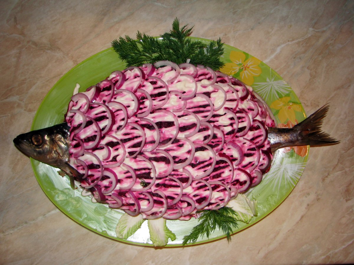 Салат под шубой