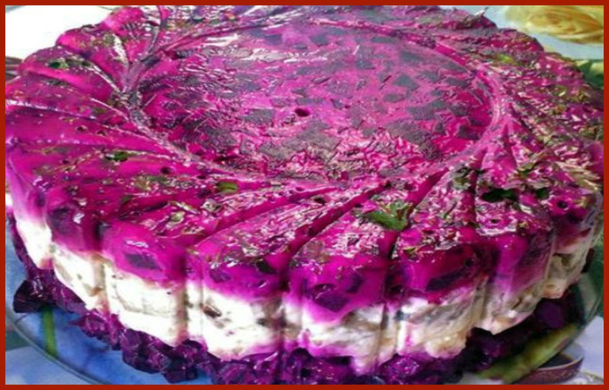 Красивый салат шуба