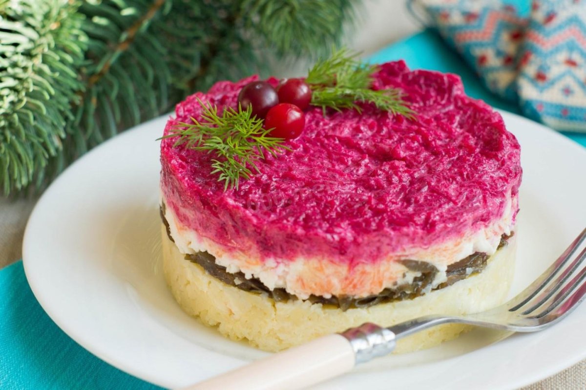 Оливье подшуба