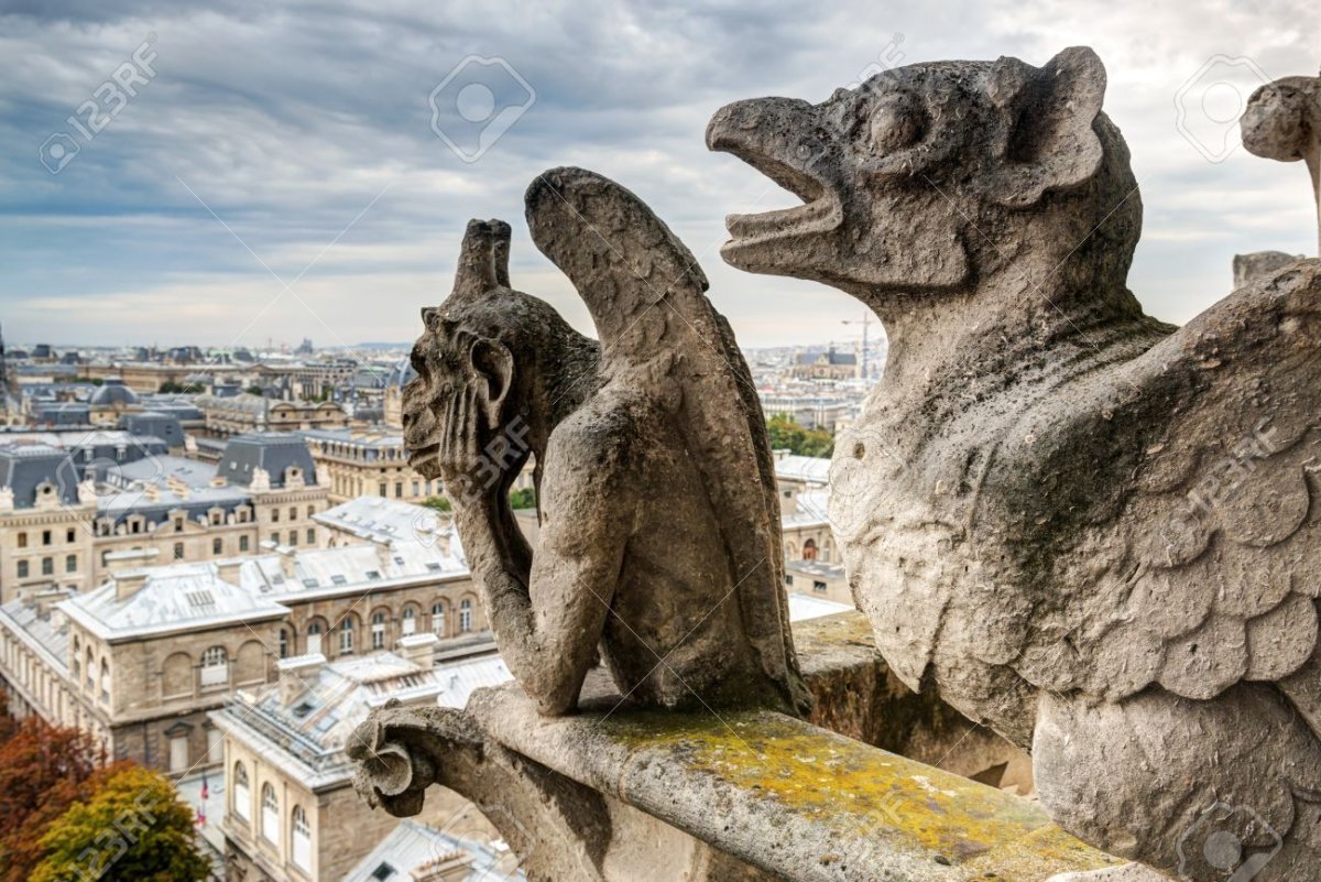 Собор парижской богоматери горгульи