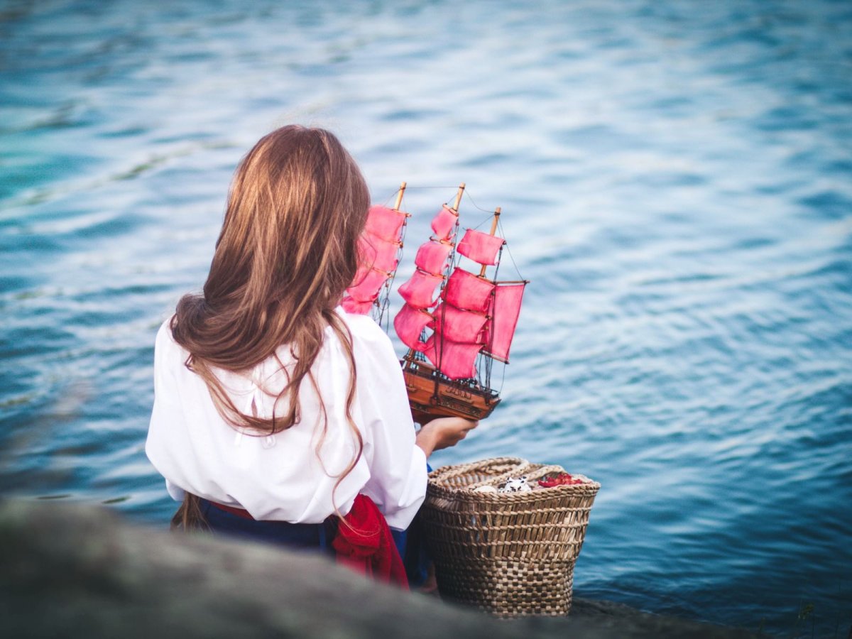 Алые паруса море Ассоль