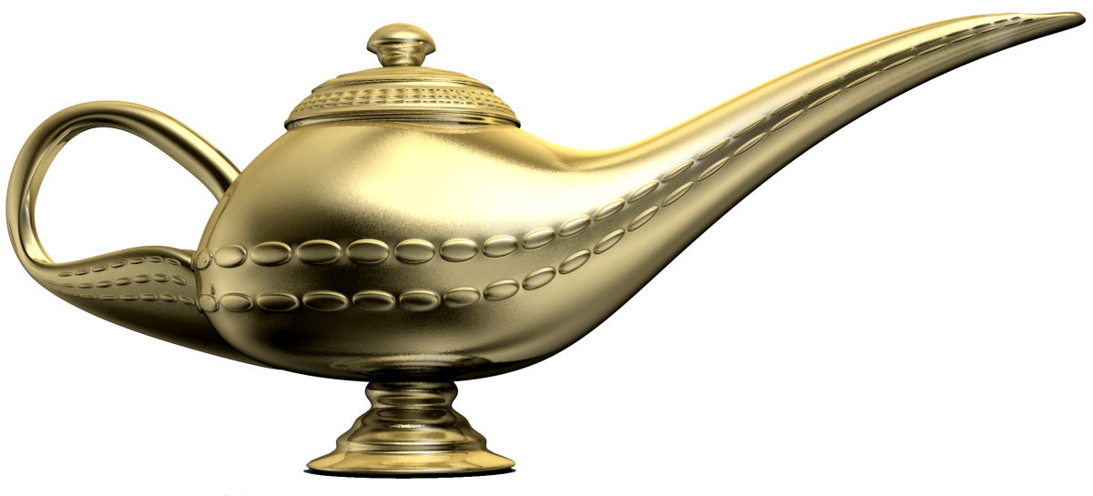 Джин Волшебная лампа Аладдина