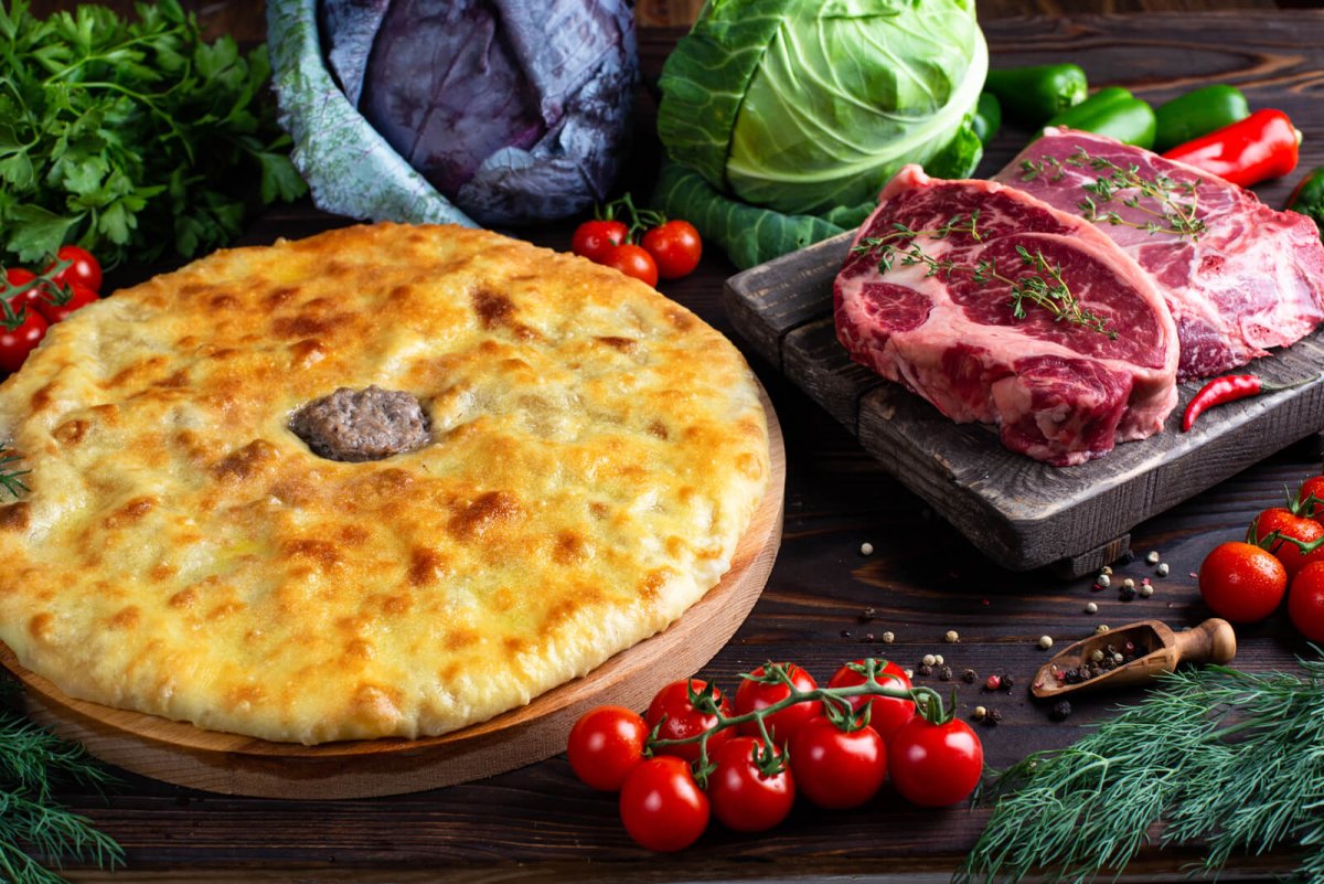 Осетинские пироги с мясом