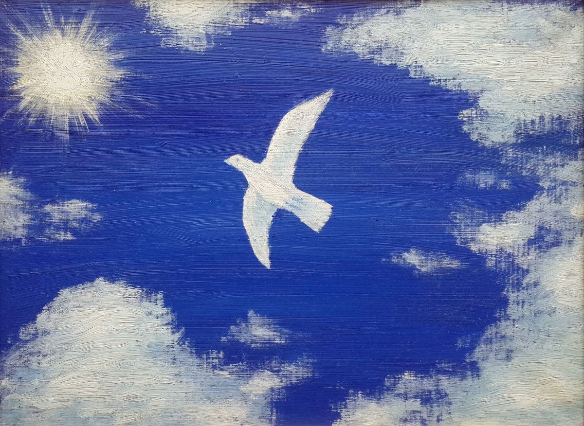 Девушка в облаках