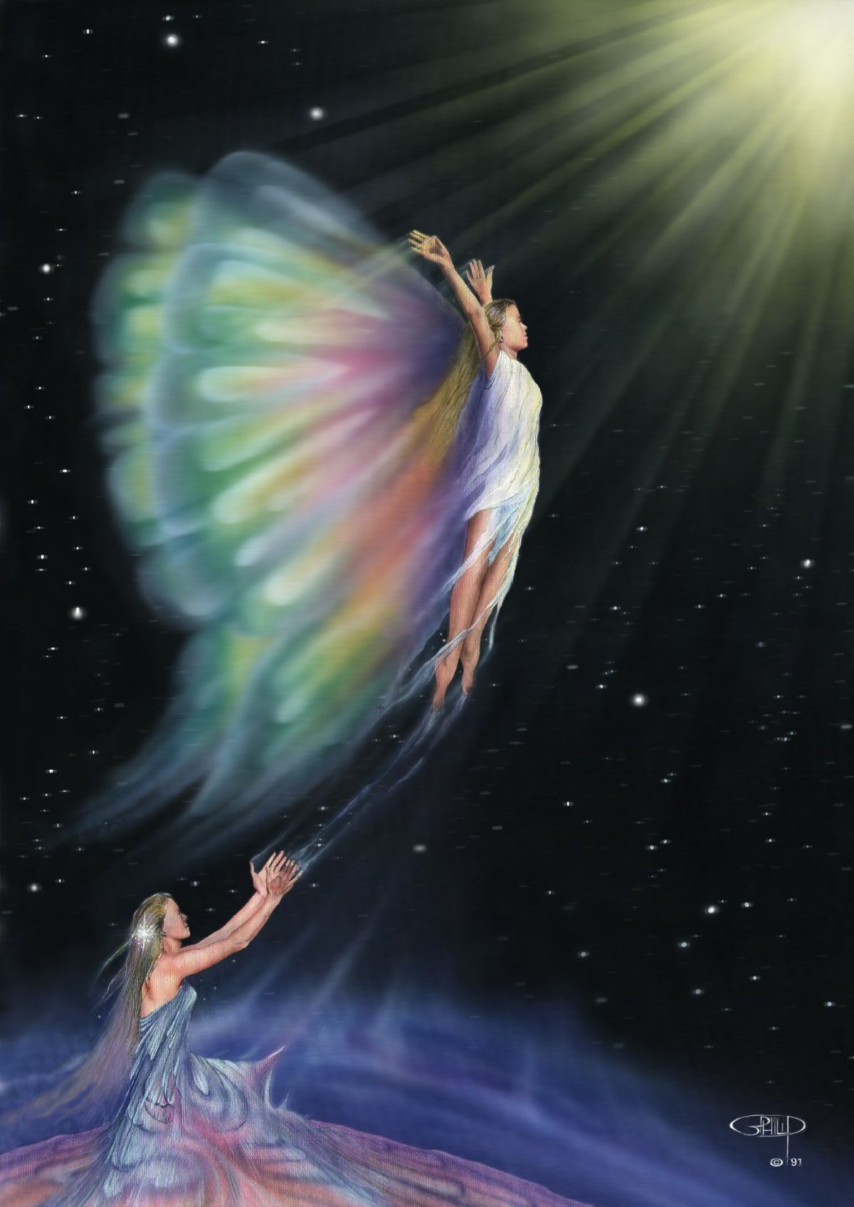 Ангел в полете