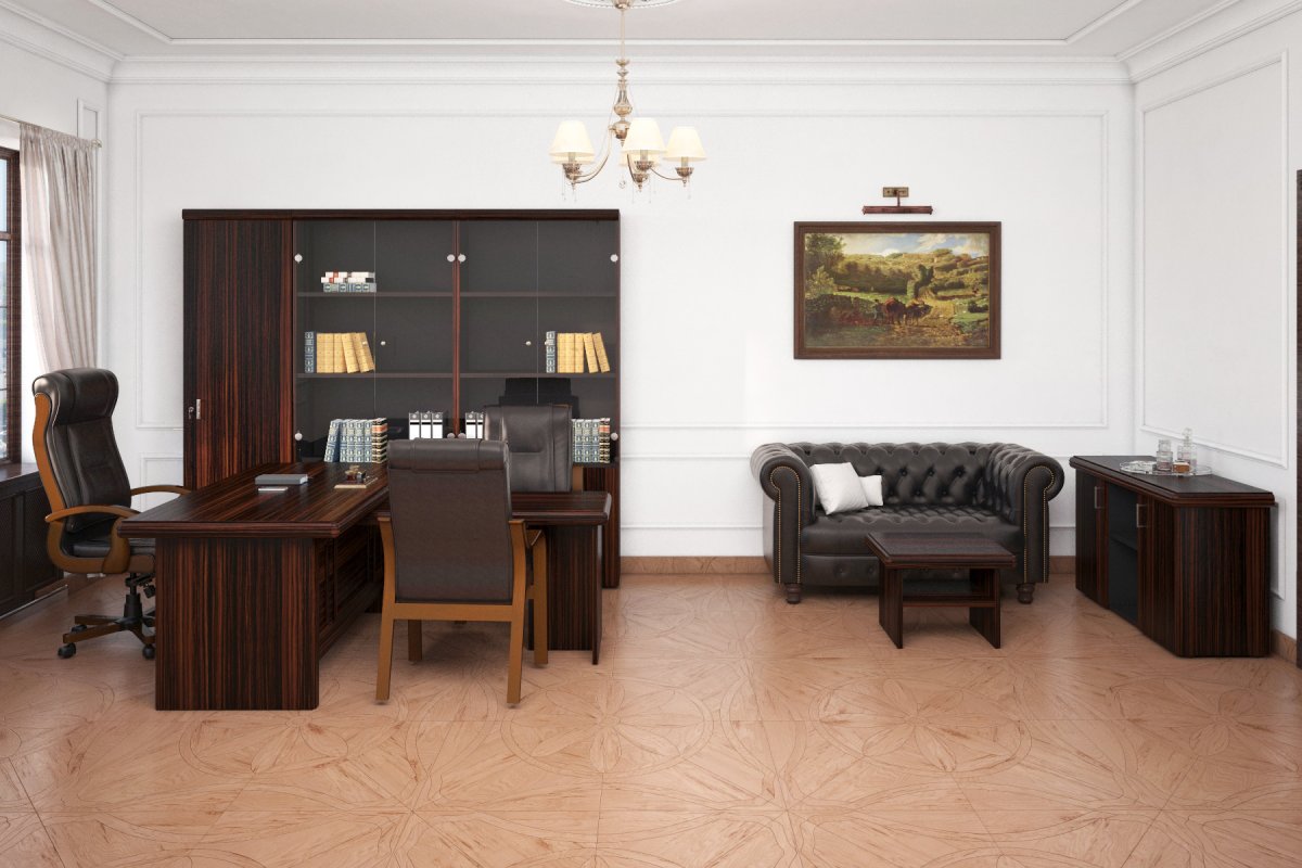 Кабинет руководителя в классическом стиле