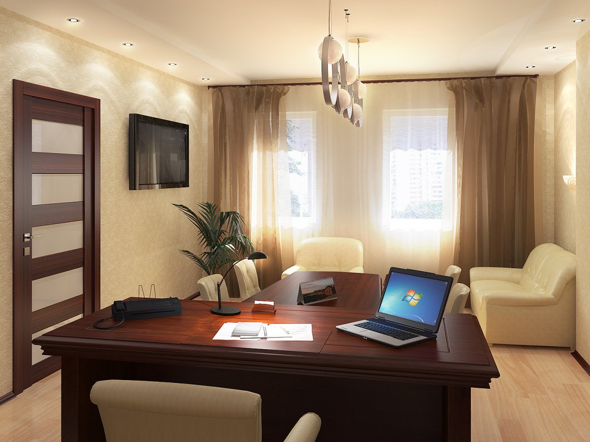 Классический интерьер кабинета