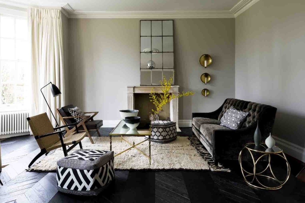 Бронза и графит в интерьере