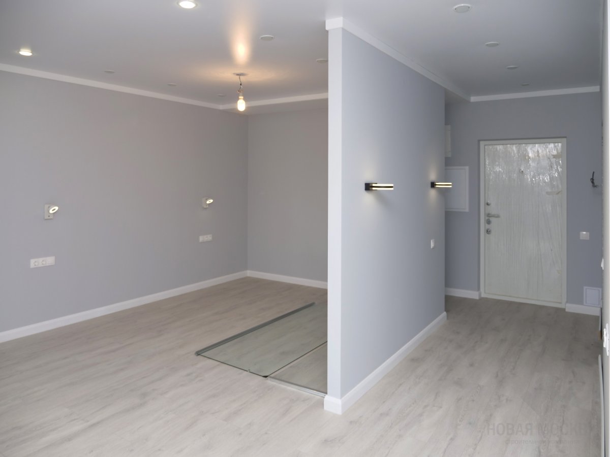 Отделка студии без мебели