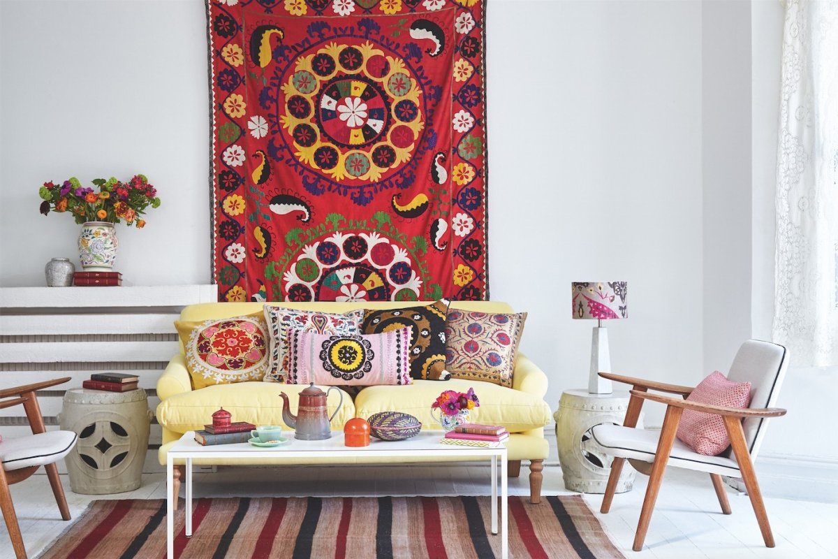 Гобелен в интерьере