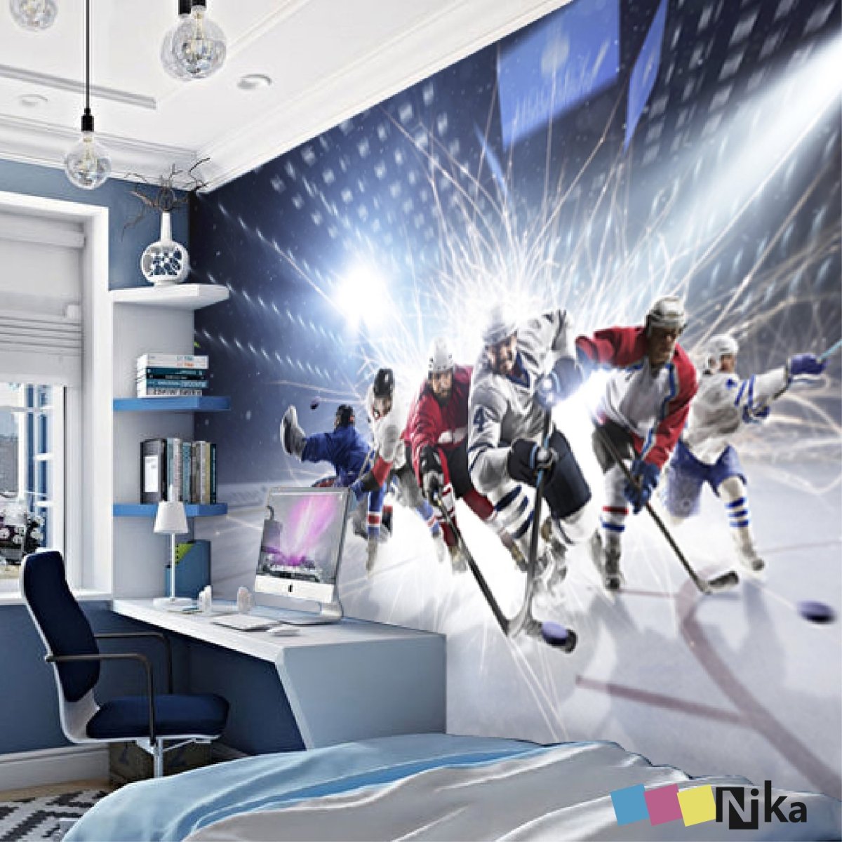 Хоккейные фотообои на стену