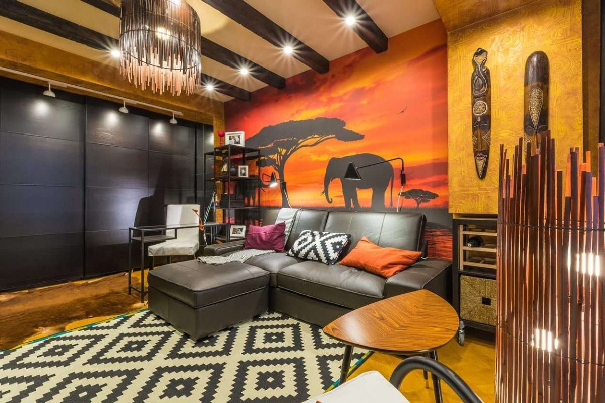 Фотообои в интерьере