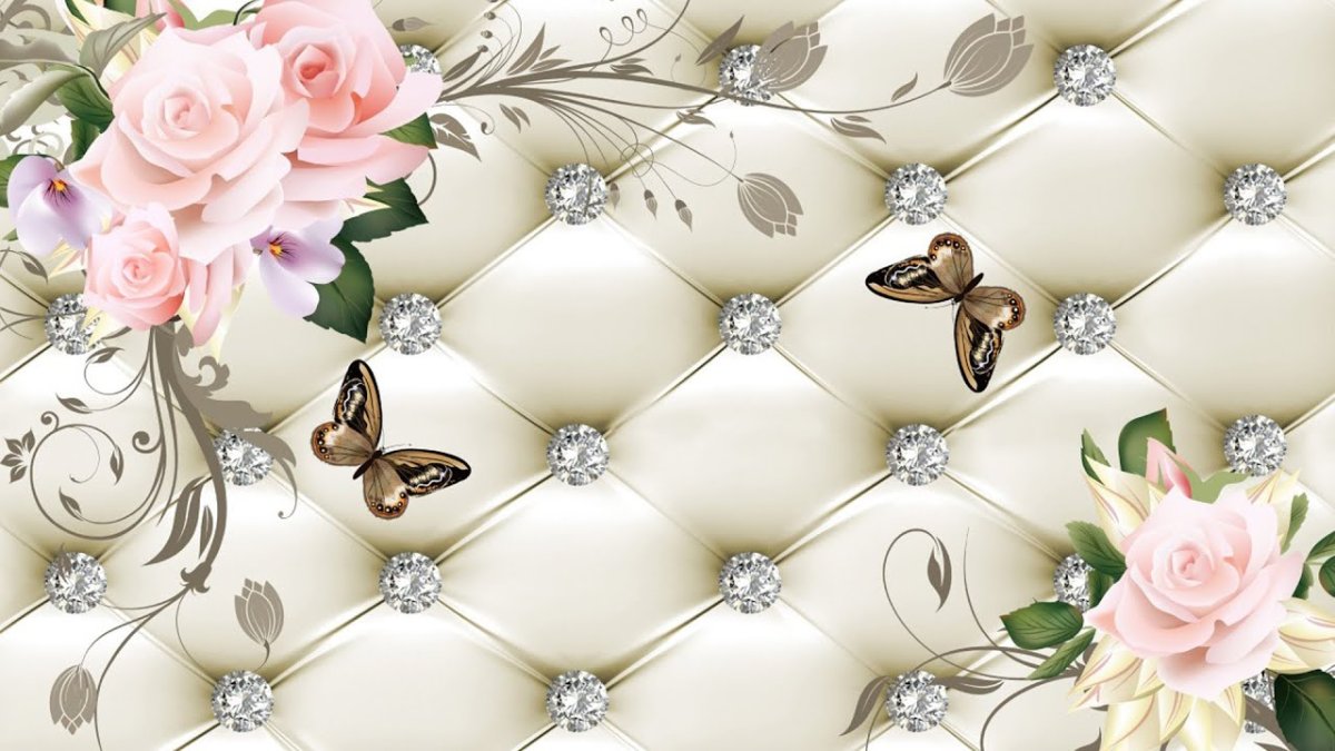 Фотообои стразы драгоценности