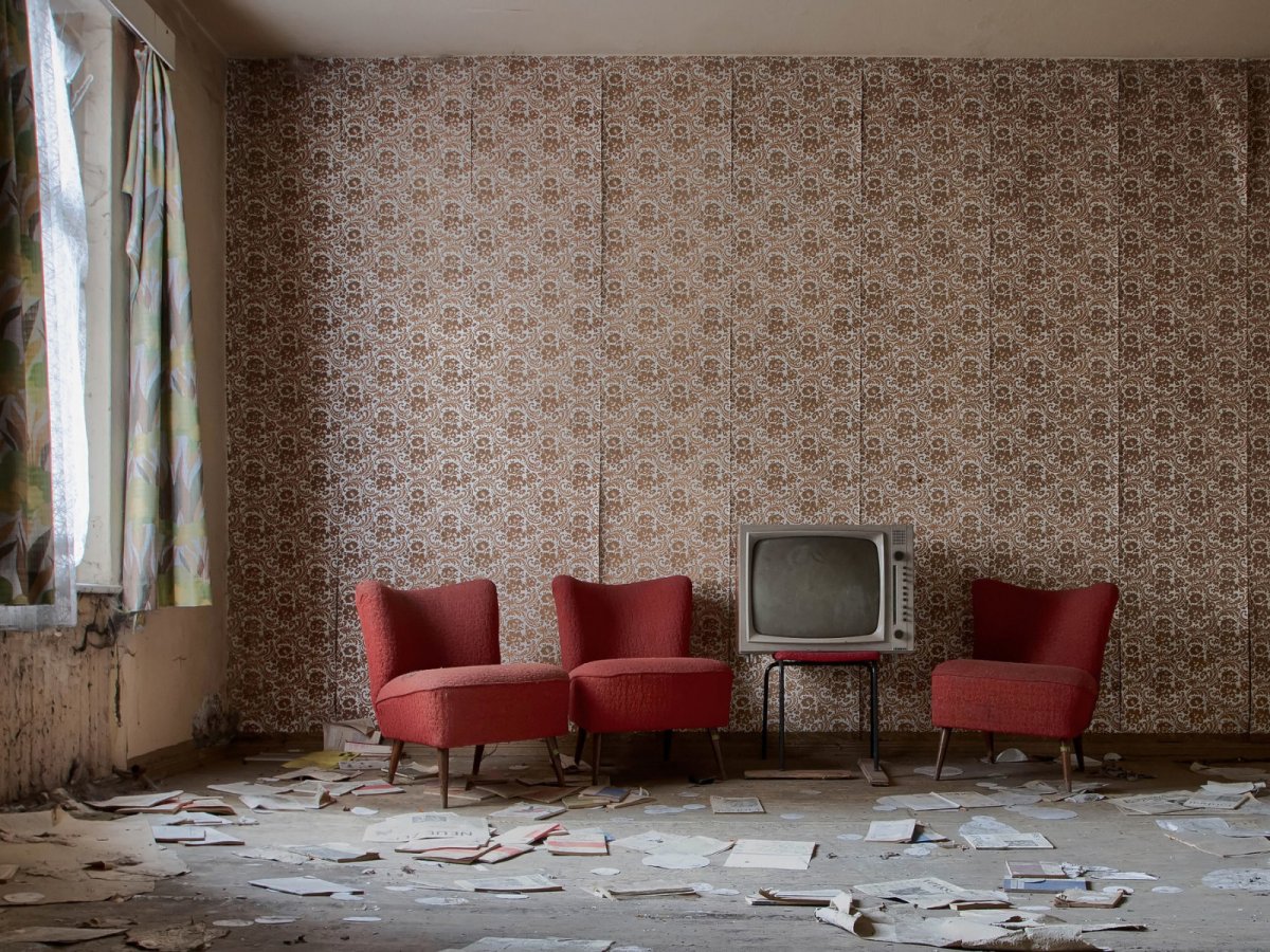 Советская квартира телевизор