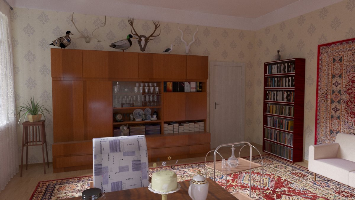 Советский интерьер