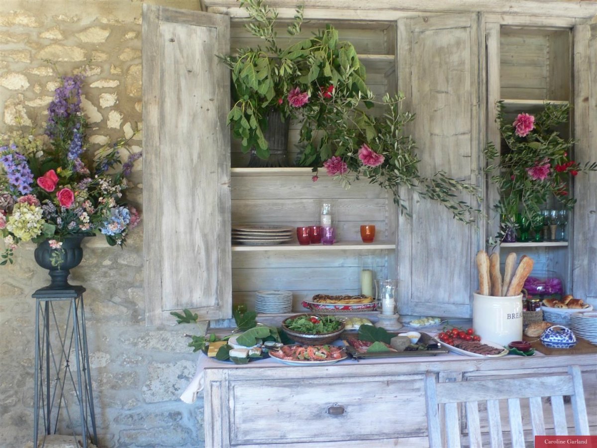 Декор сада в стиле Прованс