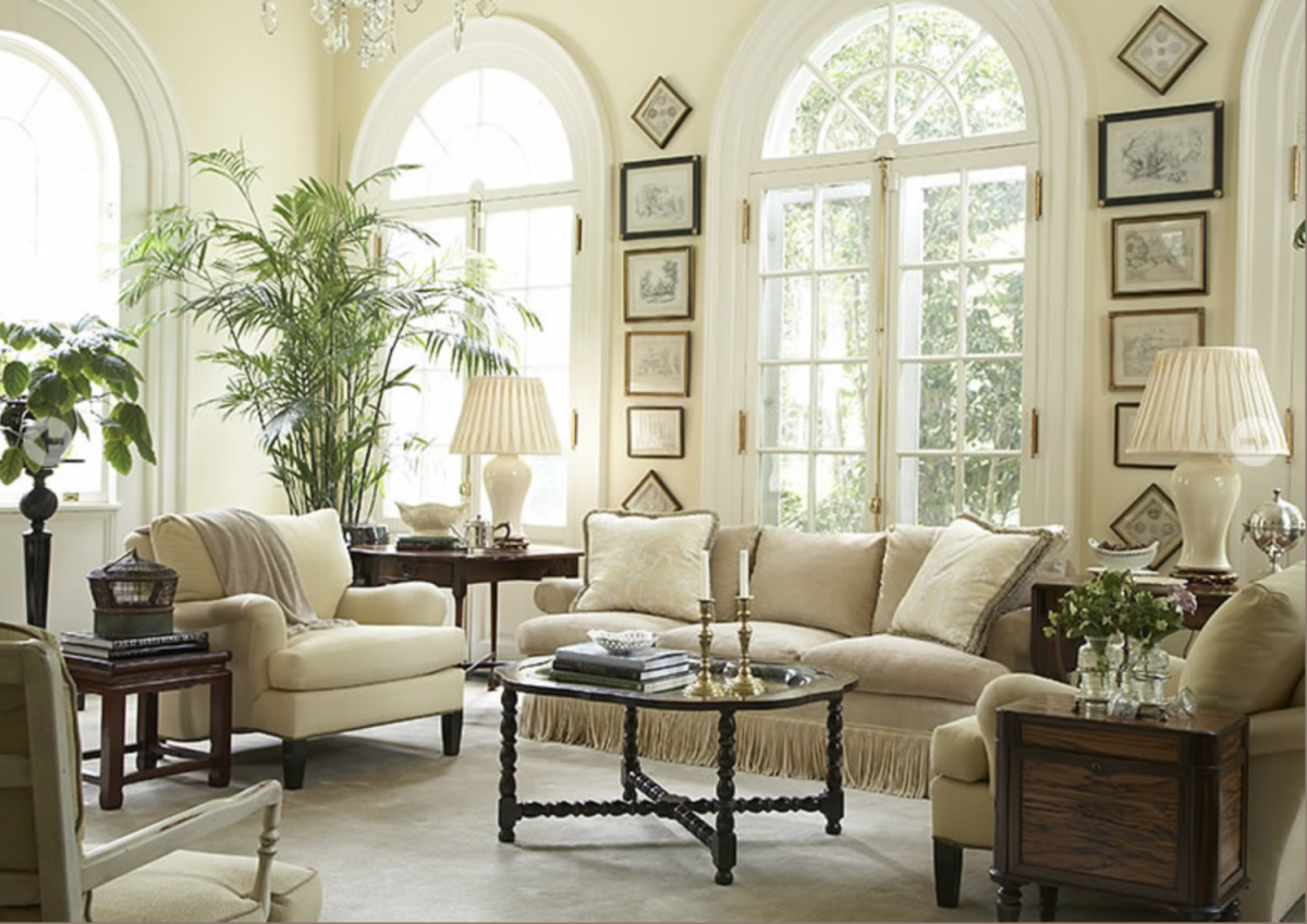 Слоновая кость в интерьере