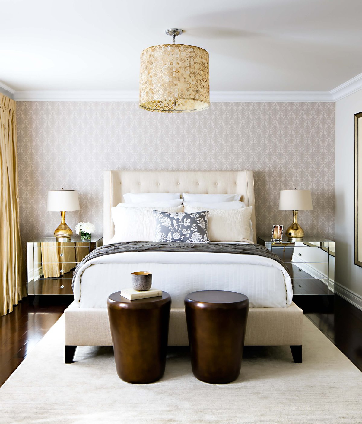 Стены слоновая кость в интерьере