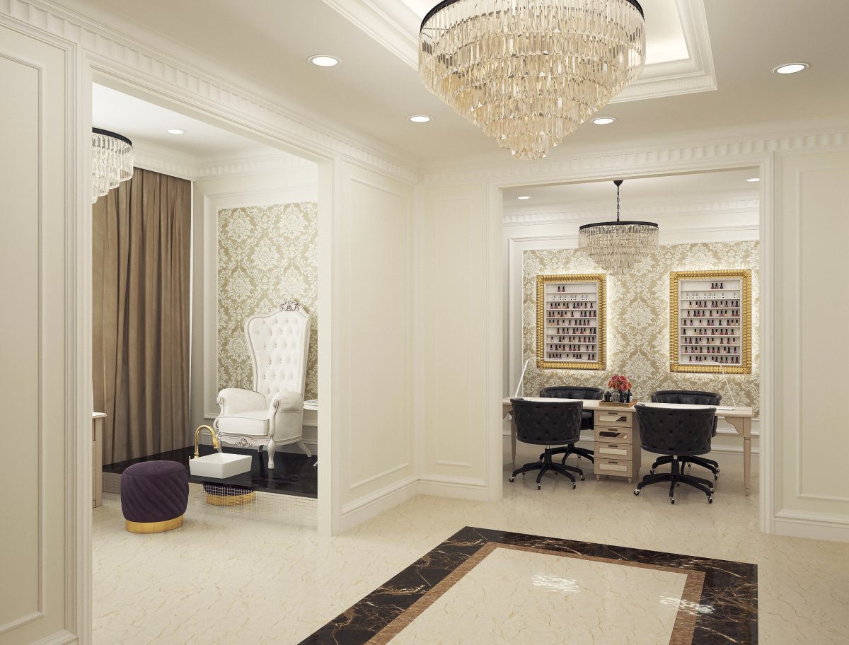 Обои Вернисаж в интерьере гостиной