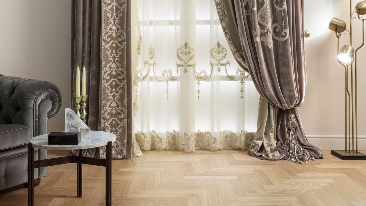 Дизайн штор для гостиной