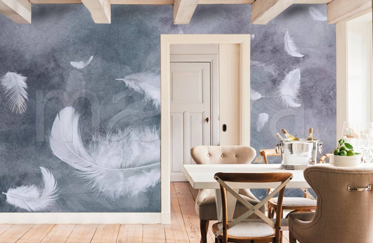 Черно белый интерьер комнаты