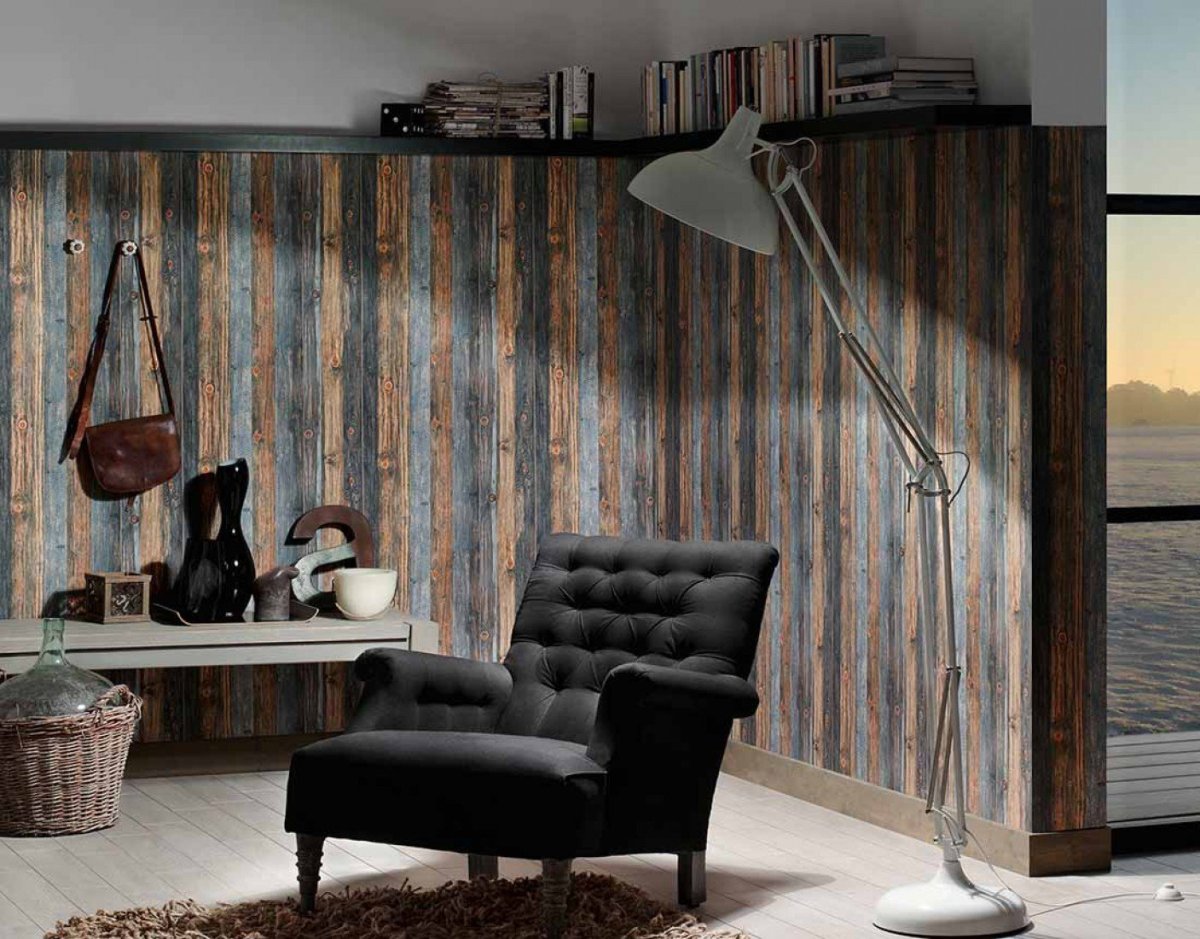 Имитация дерева в интерьере