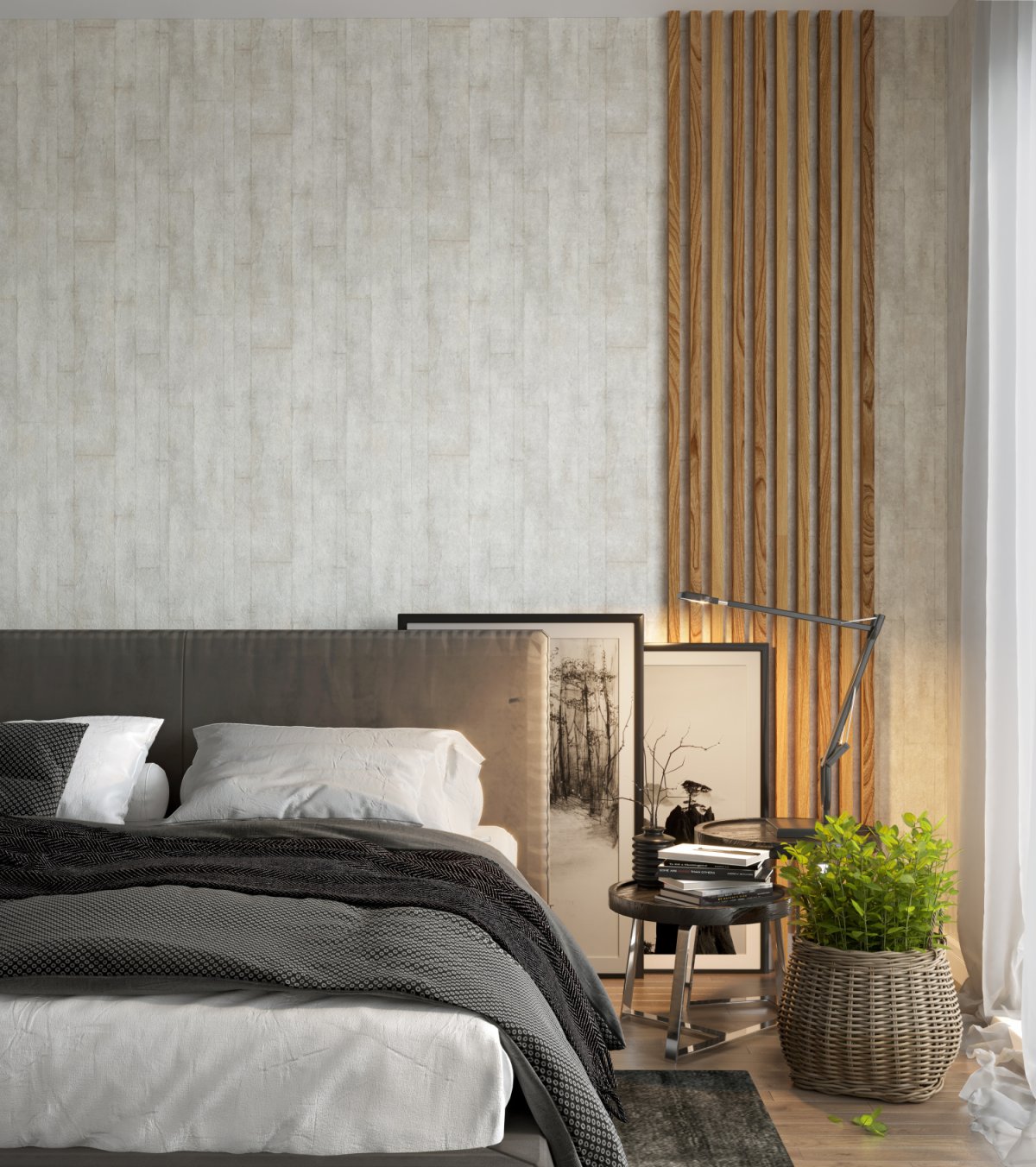 Дизайнерская отделка спальни