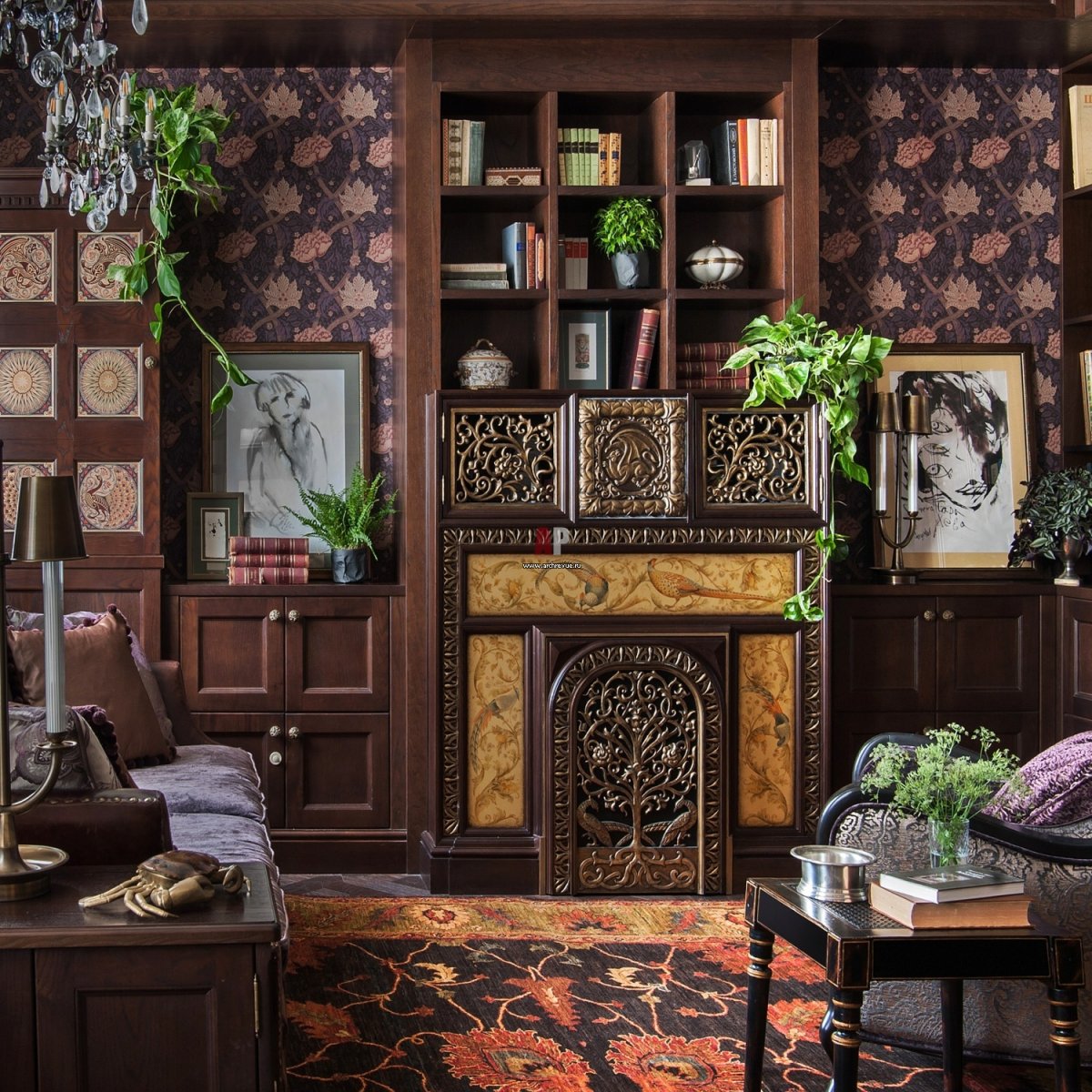 Вильям Моррис в интерьере