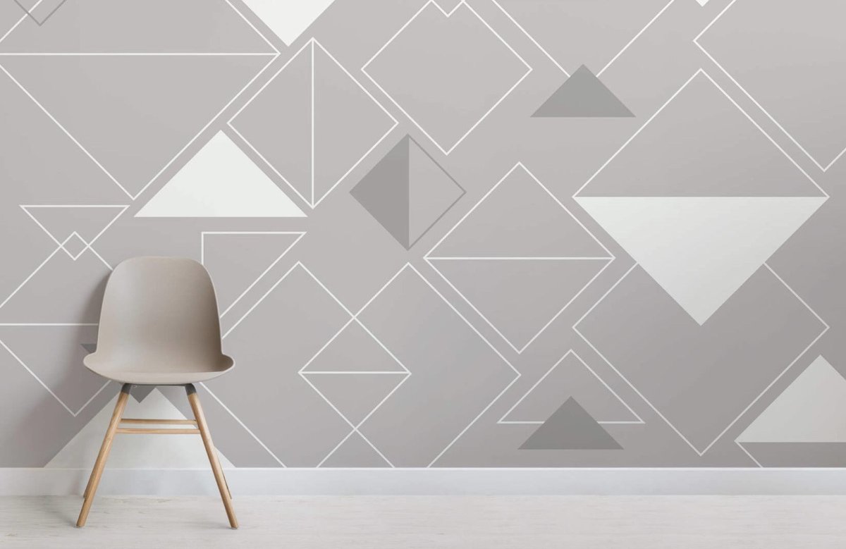 Обои с фигурами на стены