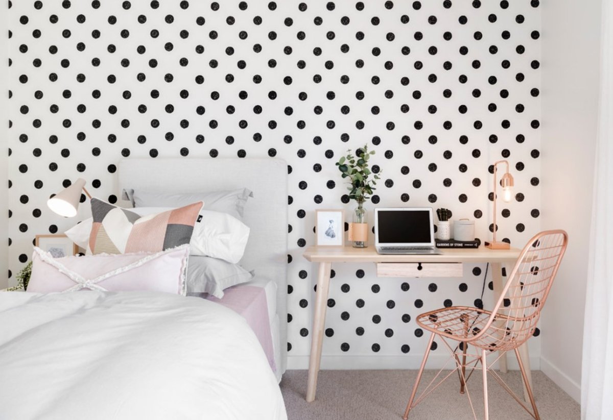 Горошек в интерьере