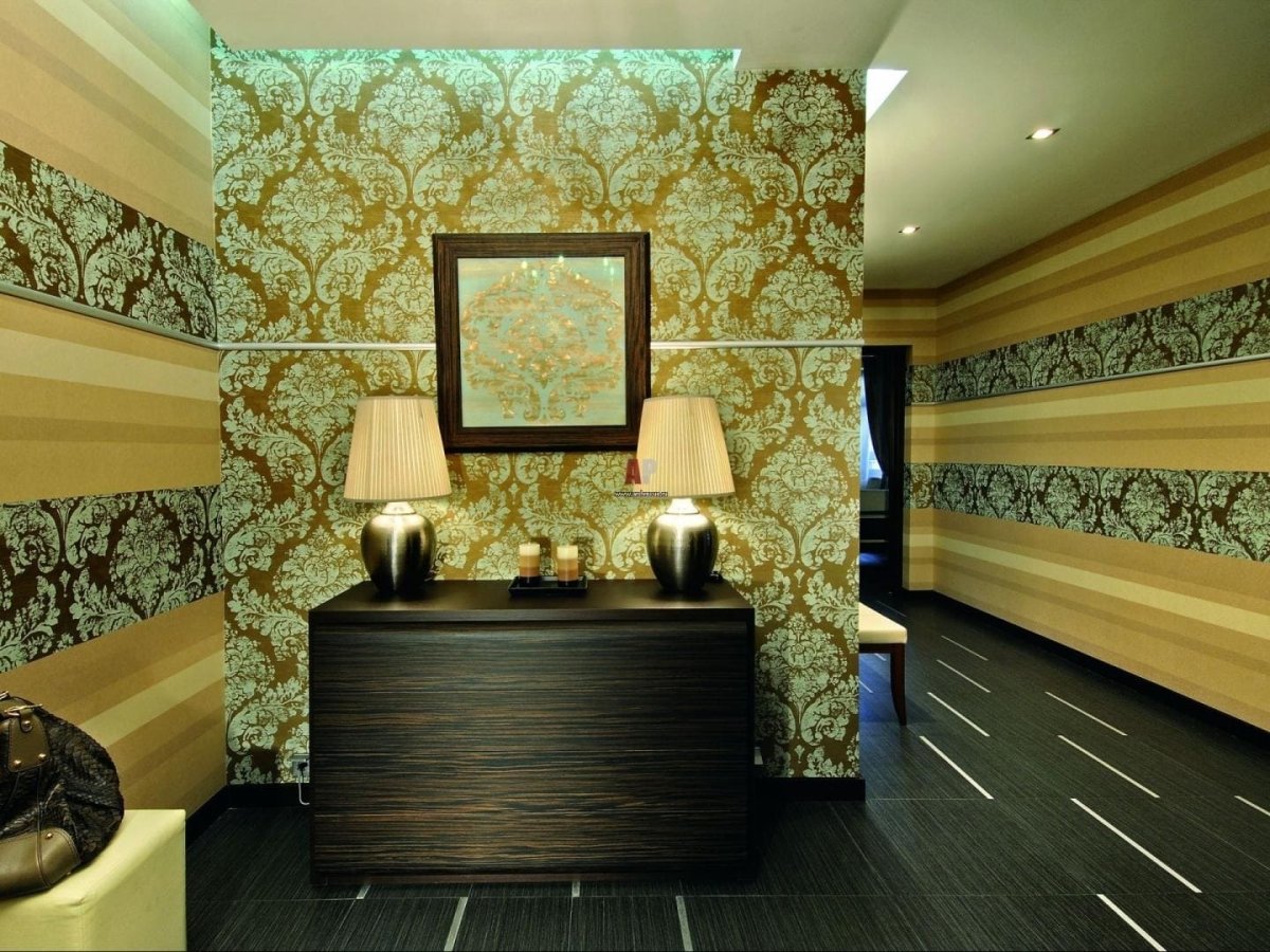 Жидкие обои в интерьере